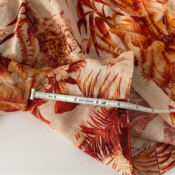 Alanui linen ho'okipa toile de jouy shorts Hawaii hawaiian theme xs - Picture 7 of 11